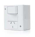 Caja Ext. Arm. 1Pto. + 1 Toma BP