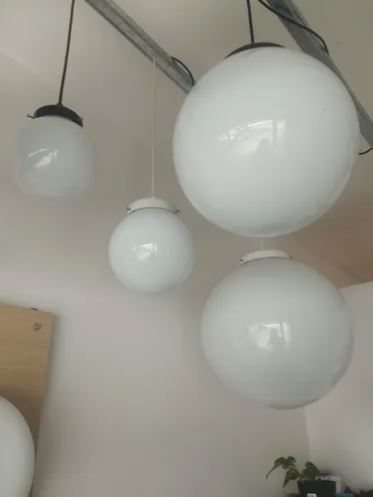 Colgante Globo de vidrio Opal 15 cm
