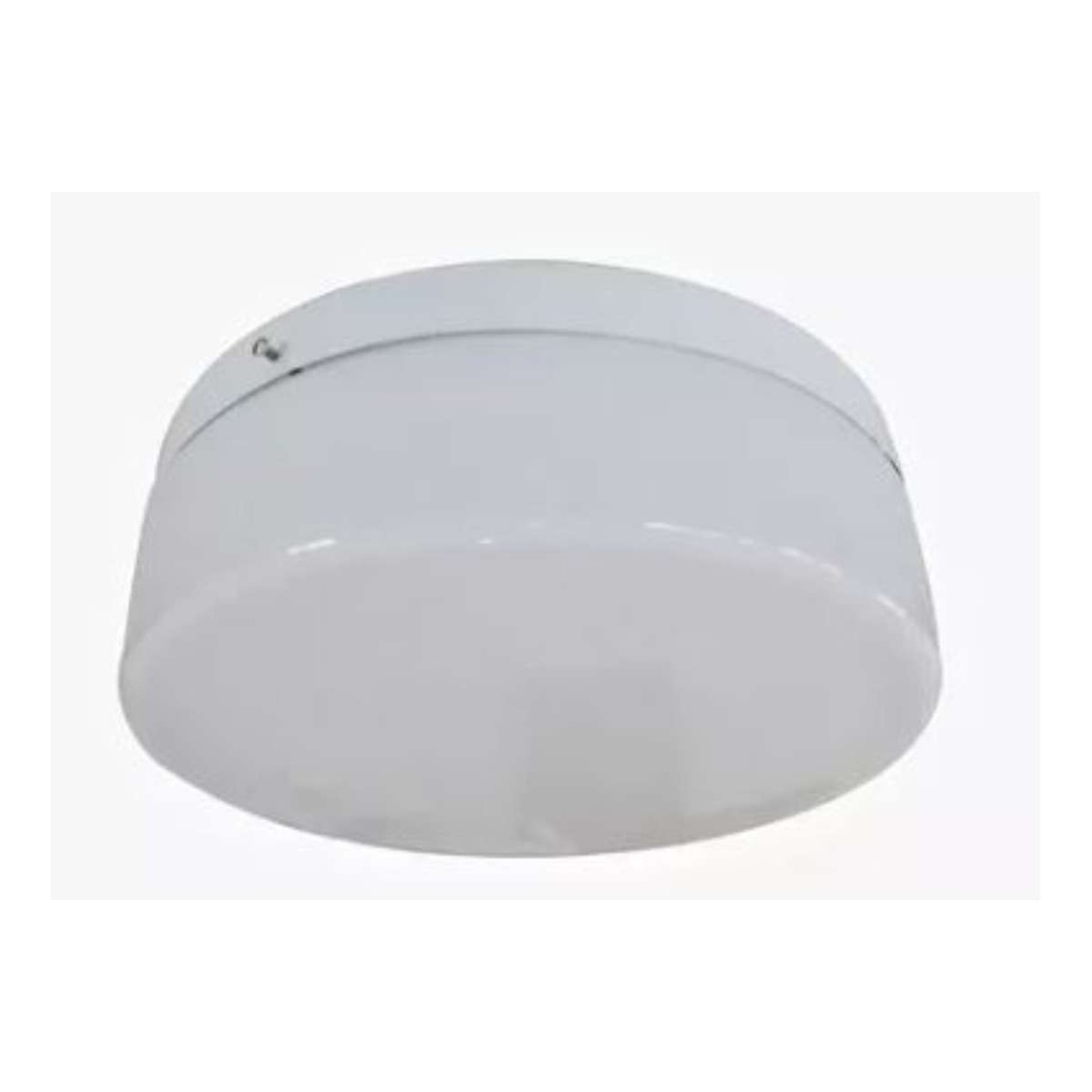 Plafon copa escolar de vidrio recto de 30 cm