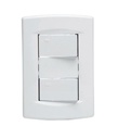 Doble interruptor Life Arm 2P BP