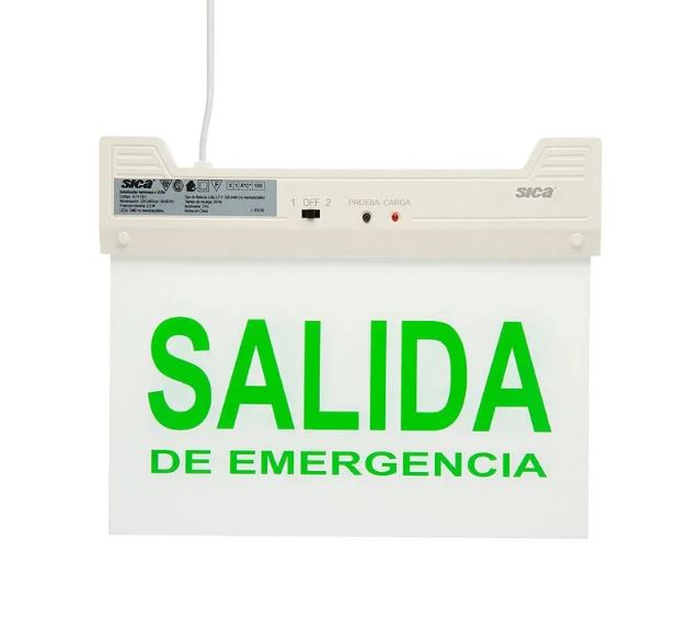 Cartel de salida Emergencia