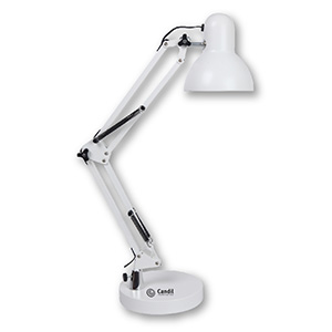 Lámpara de escritorio LED brazo articulado Blanco