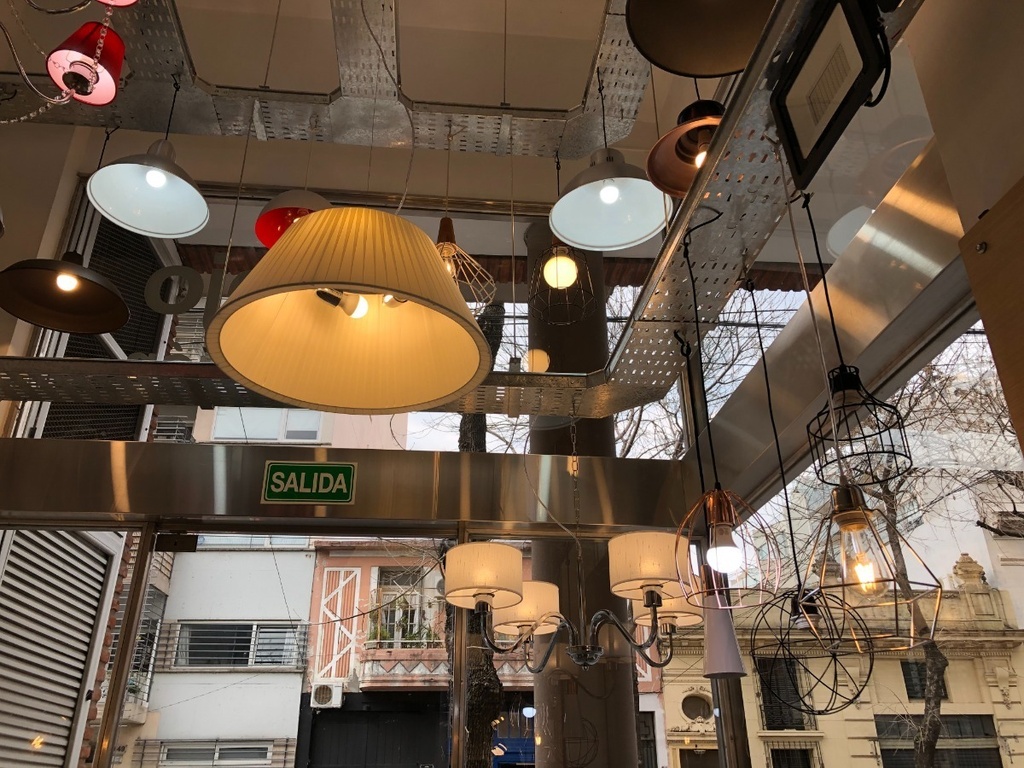 Farola De Piso Exterior 90cm Cuadrada Para Jardín Apto Led