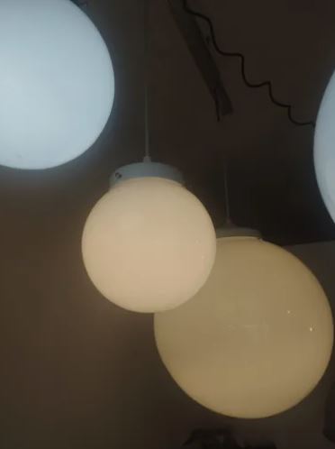 Colgante Globo de vidrio Opal 18 cm