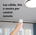 Colgante con luz LED integrada, con difusor acrilico transparente.