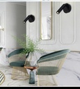 Aplique dormitorio con luz led integrado
