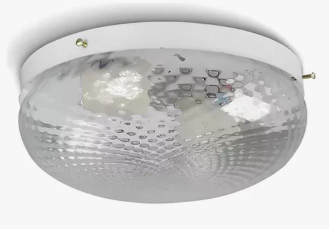 Plafón Retro Boina Veneciana De 20 Cm