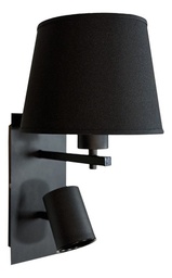 [20-3912-NG] Lampara Aplique Cama De Pared Habitacion Luz Lectura Led 