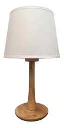 [22-1181SP] Velador madera paraíso pantalla de lino